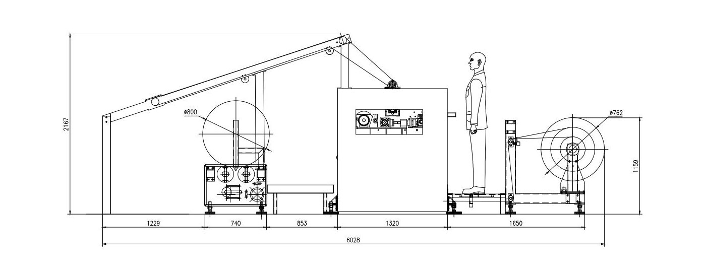 stitch bonding machine malimo maliwatt Drawing